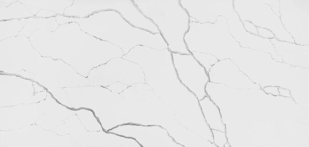 Calacatta Gold White Quartz Stone Slab for Kitchen Countertop 2cm 3cm