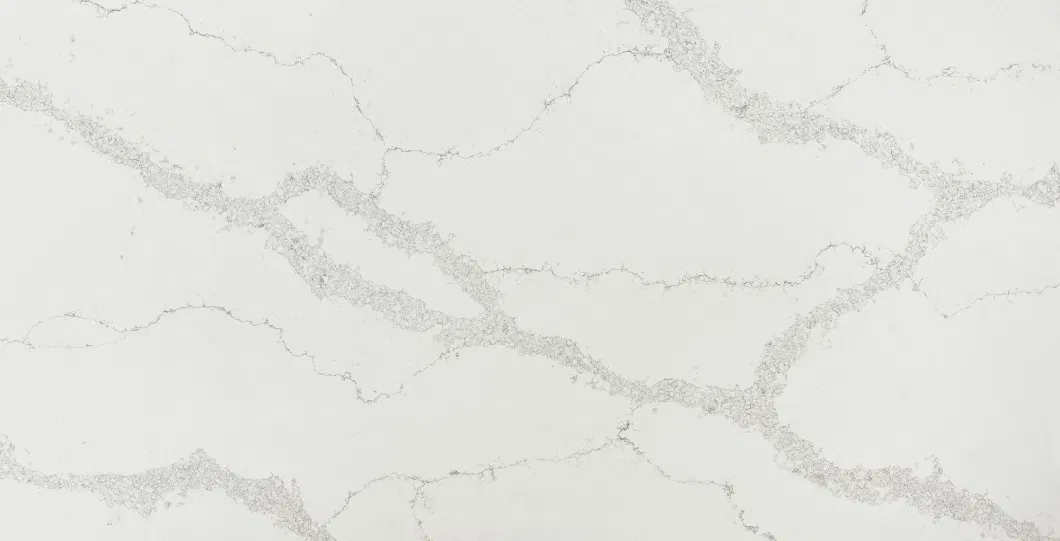 Calacatta Gold White Quartz Stone Slab for Kitchen Countertop 2cm 3cm