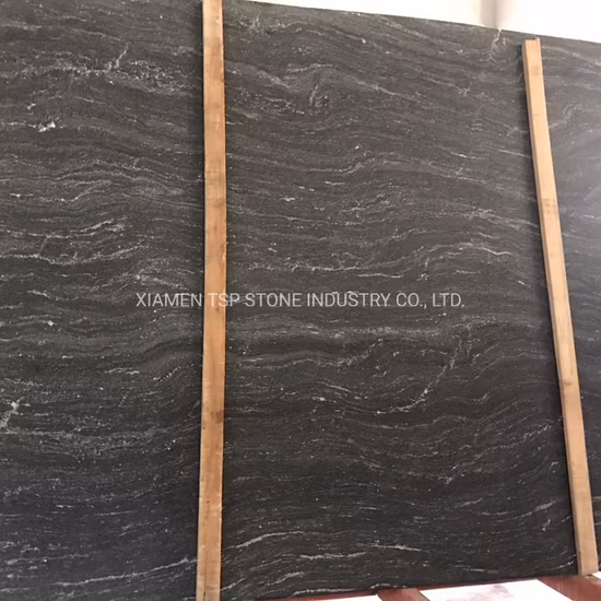 Natürlicher Granit Via Lactea Schwarze Granitplatte